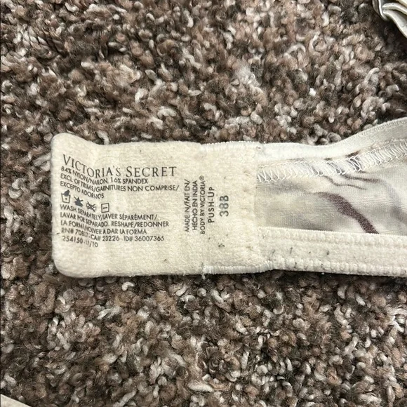 Zebra Print Bra with Green Accent - Picture 2 of 2